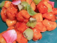 鲜果菠萝里脊-蜜桃花开·中西融合菜E&W(南长街店)