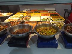 自助取餐区-晓庄学院-食堂