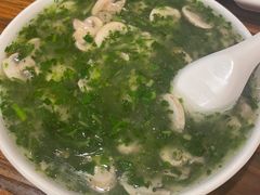 荠菜烩蘑菇-建国328 本帮小馆·面馆