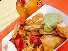 川味炸鸡配土豆片-Lotso Lunch Box 草莓熊餐盒