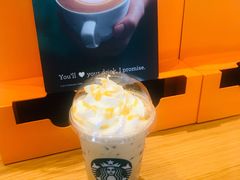 南瓜丝绒拿铁（大杯）-星巴克(天津佛罗伦萨小镇店)