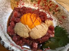 生牛肉拌海胆-九州酒场ひこぞう(2号店)