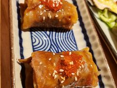 现烤雪花牛肉寿司-西月山居匠心创意料理(江汉路新佳丽广场店)