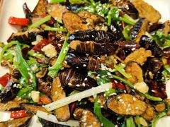 干煸茧蛹-五谷粮煎饼卷大葱(景星店)