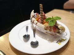 香蕉船配冰淇淋-巴伐利亚啤酒坊(意式风情街店)