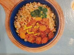 照烧鸡腿波奇饭-权味·朝鲜族拌饭(勒泰店)