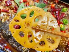 -探鱼·鲜青椒爽麻烤鱼(番禺万达店)