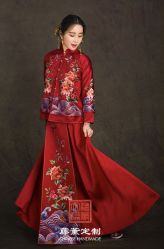 点击看大图 -藤薰定制中式嫁衣礼服旗袍店