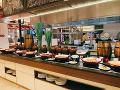 自助取餐区-舟山希尔顿酒店·開自助餐厅