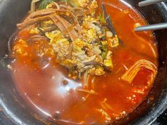 辣牛肉汤-青松馆韩国料理(香港中路佳世客店)
