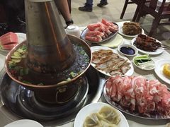 烤羊肉串-北平楼·老北京涮羊肉(双流总店)