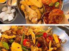 双拼炸鸡-富乐满韩国正宗炸鸡韩国料理(虹泉路店)