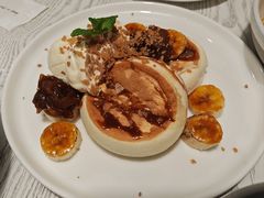 肉桂苹果焦糖香蕉舒芙蕾松饼-娜娜家·Nana's restaurant(国金汇店)