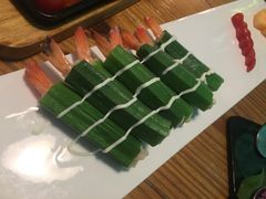 秋葵大虾-烛影拾光观景餐厅·创意菜·摄影·小提琴(大唐不夜城店)