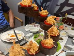 金丝凤尾大虾丸子-悦真雅院·四合院·清真私房菜(雍和宫店)