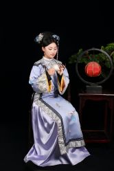 -后宫·古装汉服京剧儿童亲子全家福摄影