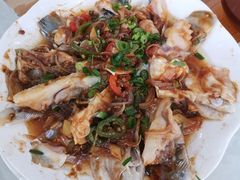 豉汁蒸鲜鱼头-农家鸡宴私房菜(城东店)