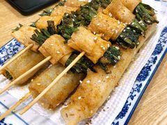 豆皮包韭菜-黄记潮汕甜汤(贝底田坊店)