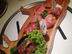 M9和牛七品盛合（湿式熟成）-赤坂亭M9和牛烧肉·日料398放题(万达店)