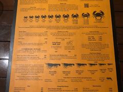 菜单-Ministry of Crab(科伦坡店)