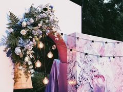 婚礼拱门-白云湖畔酒店-湖畔餐厅