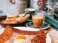 巴黎火腿鸡蛋芝士蘑菇可丽饼-RAC BAR(安福路店)