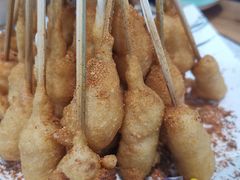 一把小串（三文鱼拌小龙虾尾）-南山酒肆(南山董事绘店)