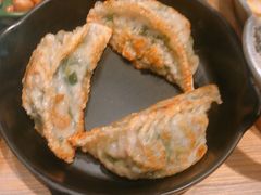 香煎韭菜饺子-庆粥今宵(西平店)