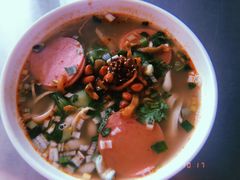 二食堂二楼火腿刀削面-天津理工大学-学生第2食堂