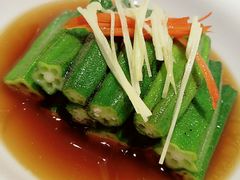 白灼秋葵-朵朵开素食餐厅(后宰门街店)
