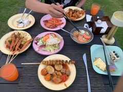 -JW万豪厨房餐厅·滨海草坪烧烤·海鲜·海景(三亚绿发山海天JW万豪酒店)