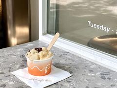 椰子焦糖香蕉味gelato-DIP in GELATO(富民路店)