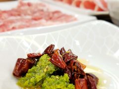 现炸辣椒油-情忆草原涮肉馆