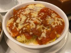 芝士鲜茄焗猪扒饭-金湖港式餐厅(建外店)