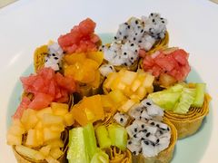 满园春色水果咯吱-柒园·三十年创意杭帮菜(龙湖滨江天街店)