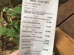 账单-Le Chalet Dalat
