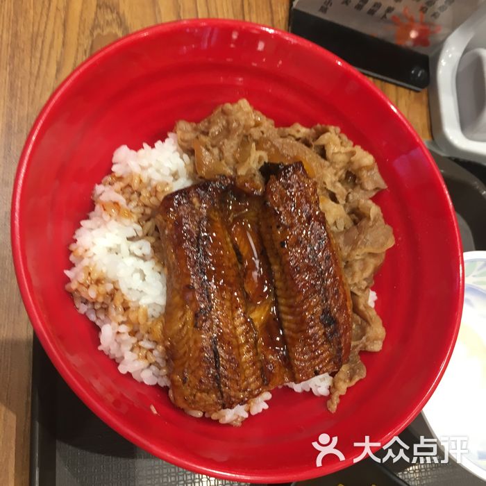 食其家鳗鱼牛肉双拼饭图片-北京日式简餐/快餐-大众点评网