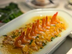 蒜蓉黄椒蒸开边虾-颂·江南宴(大剧院店)
