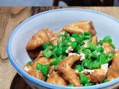 青椒油豆腐-农耕记·湖南土菜(科技园店)