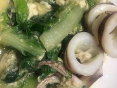 笔管鱼炒小白菜-必点海鲜·鲅鱼水饺(鞍山西道店)