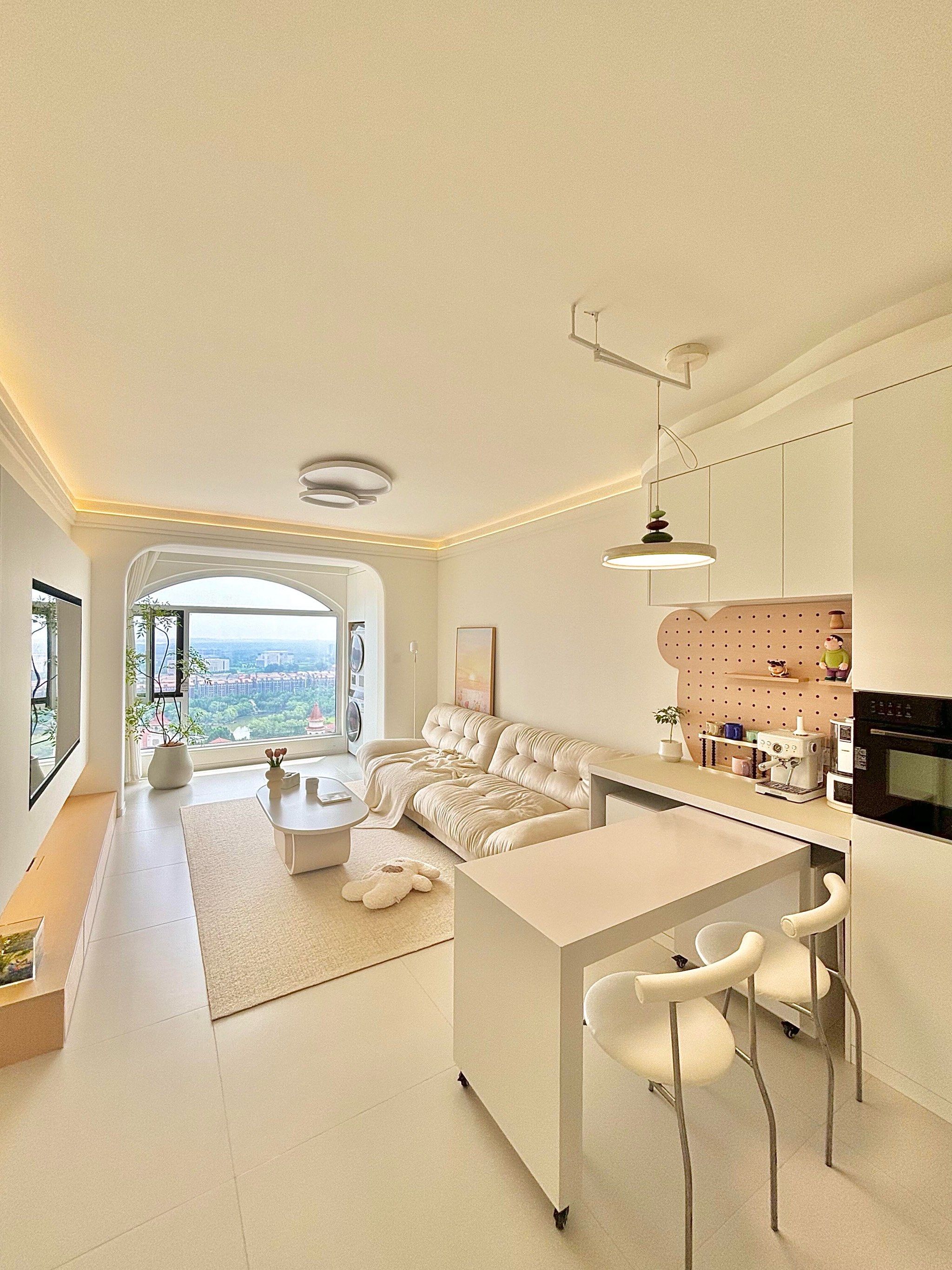 白色地板 简洁又时尚