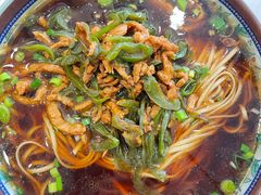 青椒肉丝汤面-富春(瘦西湖店)