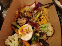 烤时令蔬菜配低温蛋-Cooking Man(中懋天地店)