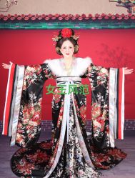 -后宫·古装汉服京剧儿童亲子全家福摄影