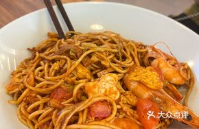 Shrimp Tomato Sauce Noodles