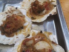 蒜蓉焗扇贝（熟蒜）3个-炒豆合作社(东四总店)