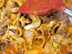 八爪鱼微辣-红辣椒八爪鱼特色韩国料理