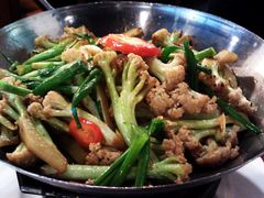 干锅花菜-老头儿油爆虾(星光一期店)