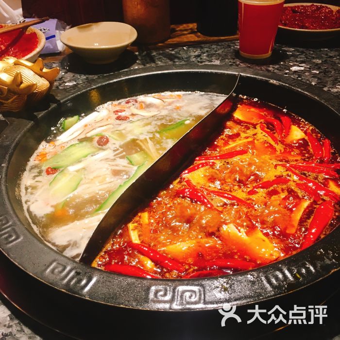 成都蜀大侠火锅(大望路店)红白鸳鸯锅图片 第28张