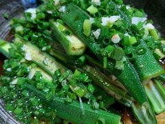 葱油秋葵-老妈私房鱼头(欧洲城店)